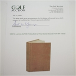 1956 'On Learning Golf' 4th Printing Book by Percy Boomer Sourced From Bert Yancey