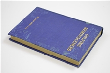 1925 'Golfing Reminiscences: The Growth of the Game 1887-1925' Book by William Reid Sourced From Bert Yancey