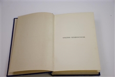 1925 'Golfing Reminiscences: The Growth of the Game 1887-1925' Book by William Reid Sourced From Bert Yancey