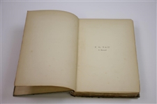 1900 'F.G. Tait: A Record Being His Life, Letters, & Golfing Diary' Book by John L. Low Sourced From Bert Yancey