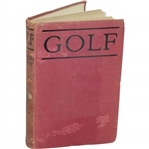 1914 Golf English Edition Book by Arnaud Massy - Translated by A.R. Allinson Sourced From Bert Yancey
