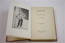 1914 'Golf' English Edition Book by Arnaud Massy - Translated by A.R. Allinson Sourced From Bert Yancey