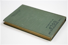 1923 'The Principles of Golf' Book by M.J. Astle Sourced From Bert Yancey
