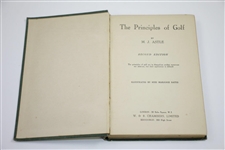1923 'The Principles of Golf' Book by M.J. Astle Sourced From Bert Yancey