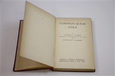1914 'Common-Sense Golf' Book by Charles Clarke & Mottram Gilbert Sourced From Bert Yancey