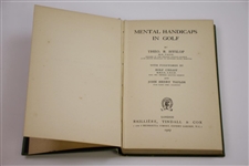 1927 'Mental Handicaps In Golf' Book by Theo B. Hyslop Sourced From Bert Yancey