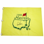 Arnold Palmer Signed 1999 Masters Tournament Embroidered Flag JSA ALOA