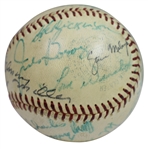 Palmer, Middlecoff, Snead, Venturi, Player, Trevino & others Signed Baseball JSA ALOA