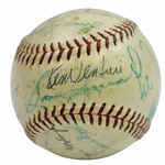 Palmer, Middlecoff, Snead, Venturi, Player, Trevino & others Signed Baseball JSA ALOA