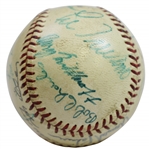 Palmer, Middlecoff, Snead, Venturi, Player, Trevino & others Signed Baseball JSA ALOA