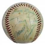 Palmer, Middlecoff, Snead, Venturi, Player, Trevino & others Signed Baseball JSA ALOA