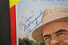 Ben Hogan (1949) & Sam Snead (1954) Signed TIME Magazines - Framed JSA ALOA