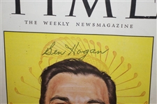 Ben Hogan (1949) & Sam Snead (1954) Signed TIME Magazines - Framed JSA ALOA