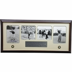 Grand Slam Champions Sarazen, Hogan, Nicklaus, & Player Signed Photos Display JSA ALOA