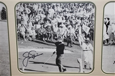 Grand Slam Champions Sarazen, Hogan, Nicklaus, & Player Signed Photos Display JSA ALOA