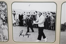 Grand Slam Champions Sarazen, Hogan, Nicklaus, & Player Signed Photos Display JSA ALOA
