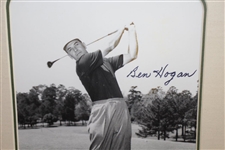 Grand Slam Champions Sarazen, Hogan, Nicklaus, & Player Signed Photos Display JSA ALOA