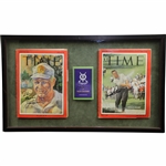 Arnold Palmer & Jack Nicklaus Signed TIME Magazines Plus Nicklaus Signed Scorecard JSA ALOA