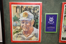 Arnold Palmer & Jack Nicklaus Signed TIME Magazines Plus Nicklaus Signed Scorecard JSA ALOA