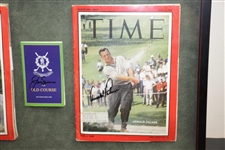 Arnold Palmer & Jack Nicklaus Signed TIME Magazines Plus Nicklaus Signed Scorecard JSA ALOA