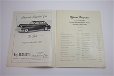 1947 Ryder Cup at Portland Golf Club Signed by Both Teams & Captains JSA ALOA