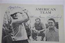 1947 Ryder Cup at Portland Golf Club Signed by Both Teams & Captains JSA ALOA