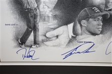 1997 Ryder Cup Matches at Valderrama US Team & Captain Signed Poster JSA ALOA