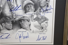 1997 Ryder Cup Matches at Valderrama US Team & Captain Signed Poster JSA ALOA