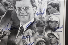 1997 Ryder Cup Matches at Valderrama US Team & Captain Signed Poster JSA ALOA