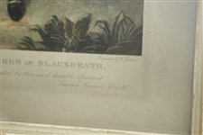 Circa 1900-1920 Society of Goffers at Blackheath Lithograph in Ornate Frame