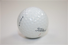 Art Wall Signed Titleist Logo Golf Ball JSA ALOA