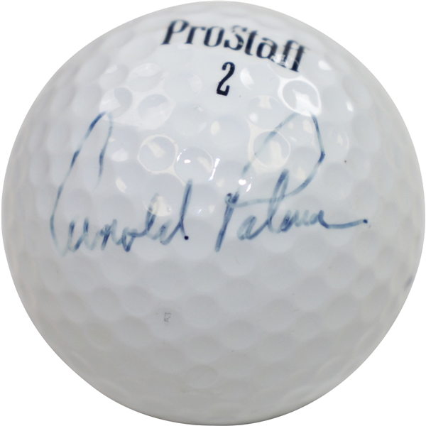 Arnold Palmer Signed ProStaff Logo Golf Ball JSA ALOA
