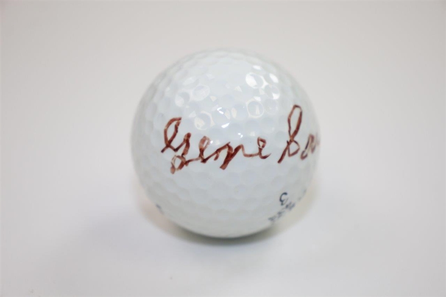 Gene Sarazen Signed Tour 432 Logo Golf Ball JSA ALOA