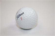 Nick Faldo Signed Titleist DT80 Logo Golf Ball JSA ALOA