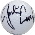 Justin Leonard Signed Executive 4 Logo Golf Ball JSA ALOA