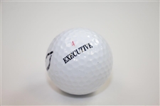 Justin Leonard Signed Executive 4 Logo Golf Ball JSA ALOA