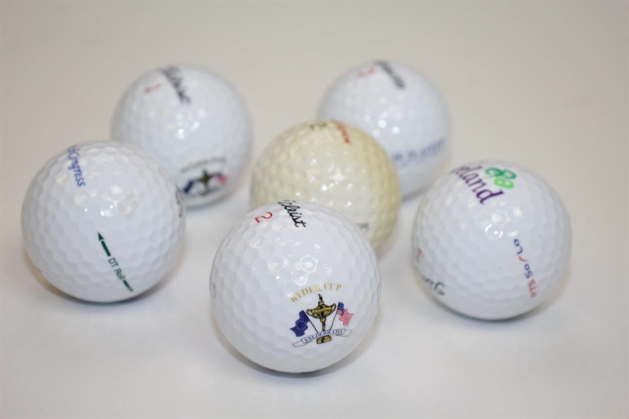 Ryder Cup(2), US Senate, The Players, Ireland Ryder Cup, & Spiro Agnew Logo Golf Balls