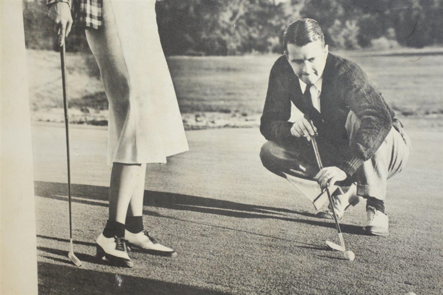 Vintage Goldsmith Golf Equipment Advertising Stand-Up Display - 30 x 21