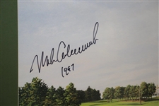 Gene Sarazen World Open Champs Calcavecchia, Els, Nobilo, & Hart Signed Print JSA ALOA
