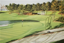 Gene Sarazen World Open Champs Calcavecchia, Els, Nobilo, & Hart Signed Print JSA ALOA