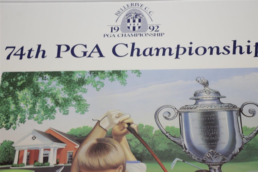 1992 PGA Championship at Bellerive Poster with Jack Nicklaus, John Daly, & Hale Irwin