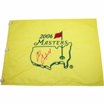 Chad Campbell Signed 2006 Masters Embroidered Flag - 2nd Rd Leader JSA ALOA