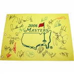 2006 Masters Flag Signed by 27 Including Sergio, Furyk, Toms, Coody, & others JSA ALOA