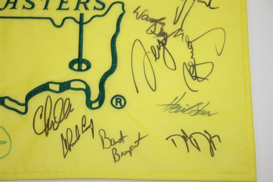2006 Masters Flag Signed by 27 Including Sergio, Furyk, Toms, Coody, & others JSA ALOA