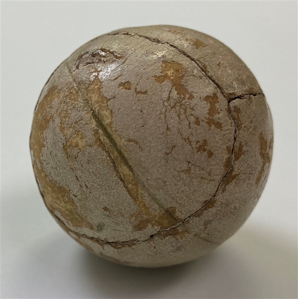 Circa 1840 W & J Gourlay Feather Ball with Weight Marking