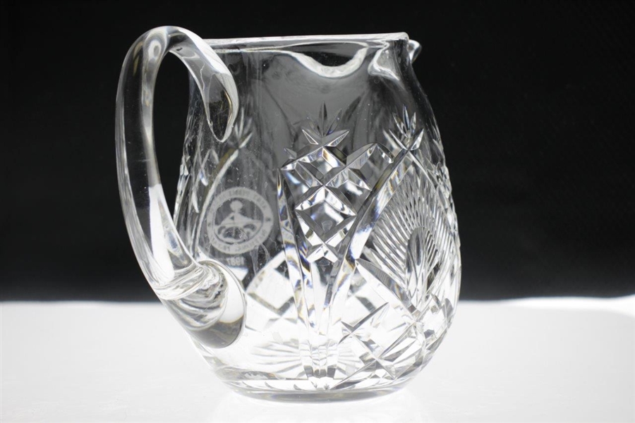 Bobby Wadkins' 1987 AT&T Pebble Beach National Pro-Am Cut Crystal Pitcher