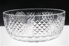 Bobby Wadkins' PGA Cut Crystal Punch Bowl with Four Glasses