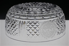 Bobby Wadkins' PGA Cut Crystal Punch Bowl with Four Glasses