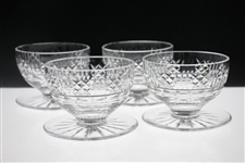 Bobby Wadkins' PGA Cut Crystal Punch Bowl with Four Glasses