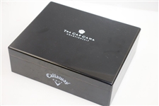 The CapCana Championship Callaway Golf Ball Set Humidor with Cigar Cutter - Bobby Wadkins Collection